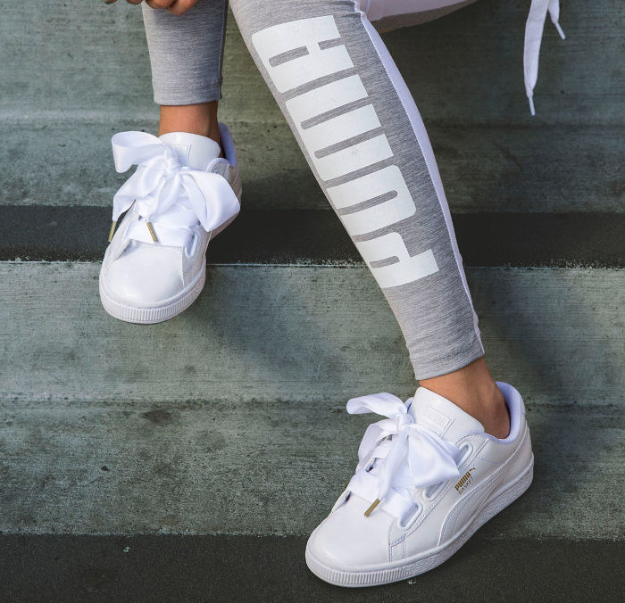 puma shoes with bow laces