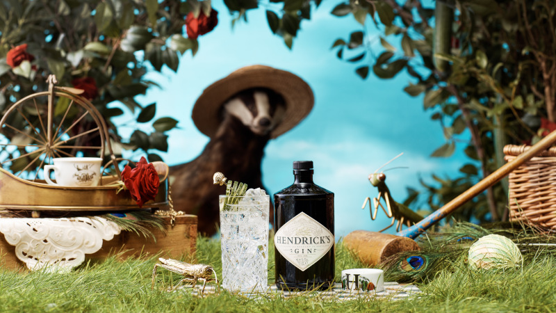 Hendrick's Gin Curler gift pack