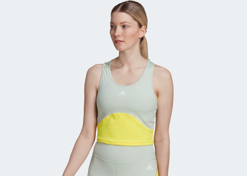 Adidas HIIT Crop Top for women.